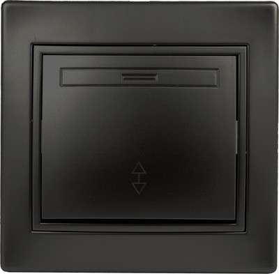 Выключатель INTRO Plano 1-103-05  / Б0053750 (антрацит)