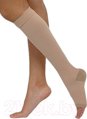 Чулок компрессионный Центр Компресс До колена 1 кл.к. (р.5, кремовый)