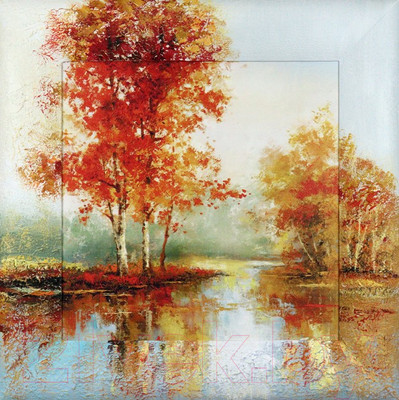 Картина Декарт Золотая осень 8Л2224 (в раме)