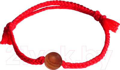 Браслет Wolves Красная нить с агатом Африканский матовый 6558 (оранжевый)