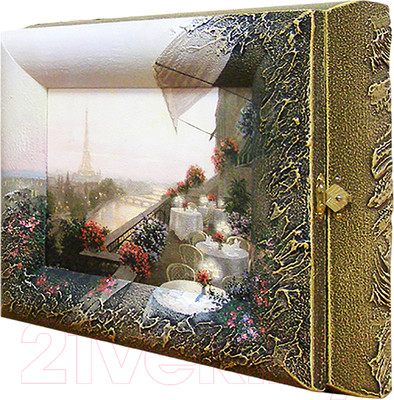 Ключница настенная Декарт Вечер на балконе 8Л1000