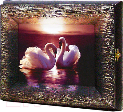 Ключница настенная Декарт Лебединая семья 8Л2903