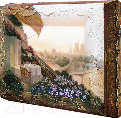 Ключница настенная Декарт Парижский вечер 8Л0081