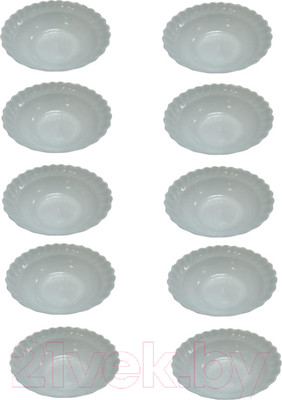 Набор мисок No Brand MG500 (10шт, белый)