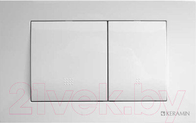 Кнопка для инсталляции Керамин ИнВолл Kей Комфорт K5236-К-EEA1 (белая)