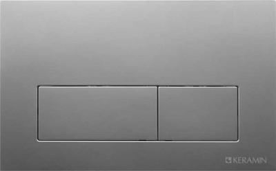 Кнопка для инсталляции Керамин ИнВолл Kей Премиум K5234-К-EEA2 (серебристо-серый)