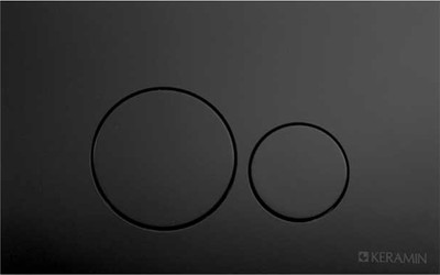Кнопка для инсталляции Керамин ИнВолл Kей Премиум K5230-К-EEA4 (черный матовый )
