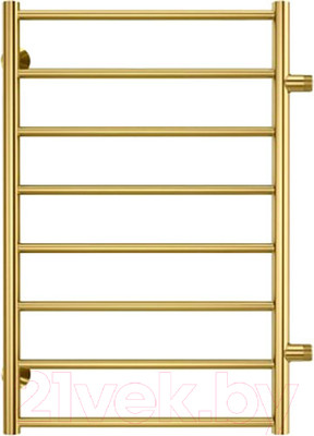Полотенцесушитель водяной Terminus Аврора П8 500x800 (золото,с боковым подключением 500)