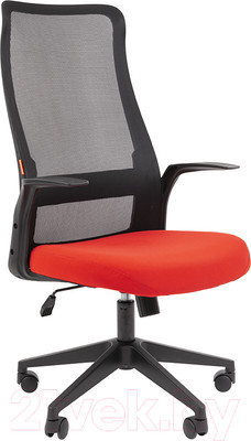 Кресло офисное Chairman 573 (черный/красный)