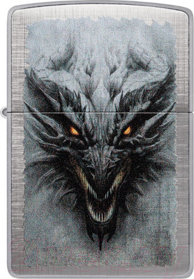 Зажигалка Zippo Dragon Design / 48732 (серебристый)