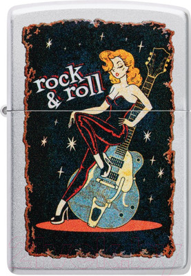 Зажигалка Zippo Cool Chick / 48930 (серебристый)