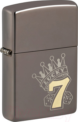Зажигалка Zippo Lucky 7 Design / 48913 (черный)