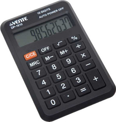 Калькулятор deVente DP-1610 / 4030305 (черный)