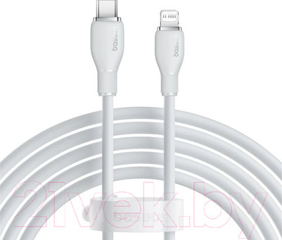 Кабель Baseus Pudding Type-C to iP 20W / P10355701221-01 (2м, белый)