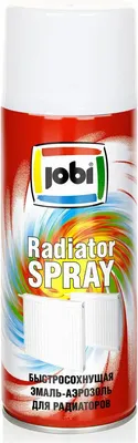Эмаль Jobi Аэрозольная для радиаторов (520мл, белая)