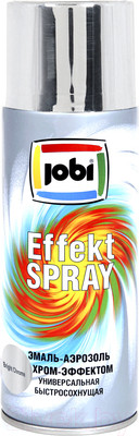 Эмаль Jobi Аэрозольная (520мл, хром эффект хрома)