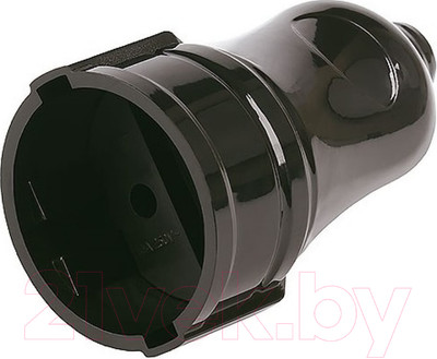 Розетка штепсельная SmartBuy SBE-10-S02-b (черный)