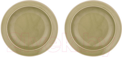 Набор тарелок Lefard Tint / 48-857-1 (2шт, фисташковый)