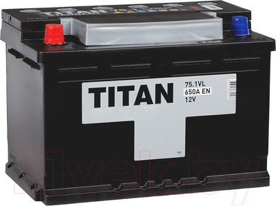 Автомобильный аккумулятор TITAN Standart L3 650A L+ (75 А/ч)