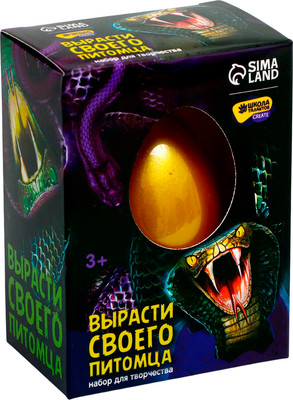 Набор для творчества Школа талантов Вырасти своего питомца Змея / 9621501