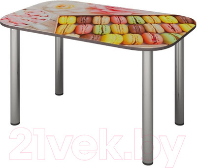 Обеденный стол Senira P-001/01-7808 (хром)