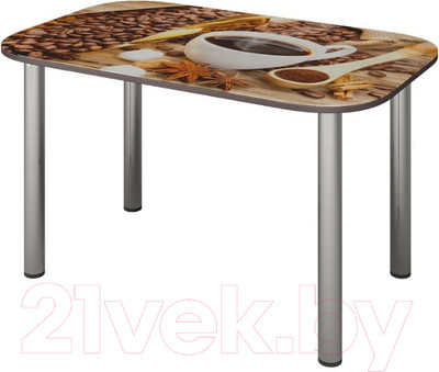 Обеденный стол Senira P-001-02/01-7187 (хром)