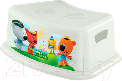 Табурет-подставка Ми-ми-мишки 431329416 (белый)