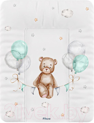 Пеленальный матрас Pituso Мишка на шарах / 4210-58