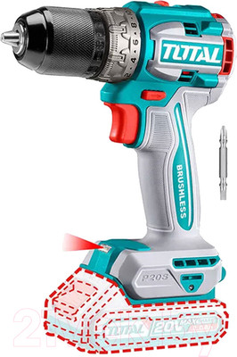 Аккумуляторная дрель-шуруповерт TOTAL TDLI206021
