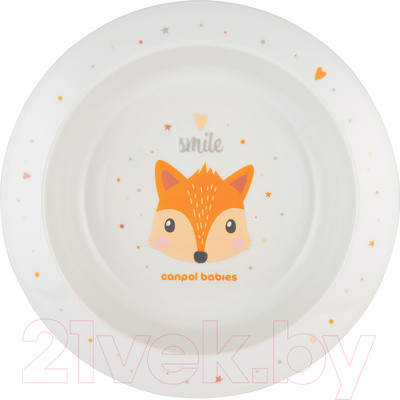 Тарелка для кормления Canpol Cute Animals / 4/412_ora