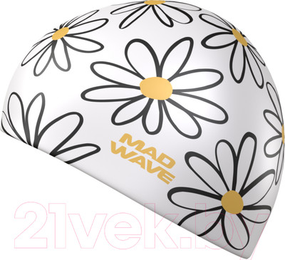 Шапочка для плавания Mad Wave Chamomile