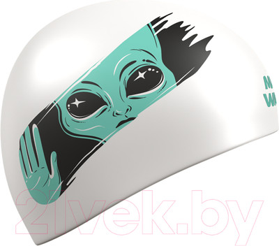 Шапочка для плавания Mad Wave Reverse Unlock reversible (черный)