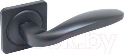 Ручка дверная БУЛАТ РФ 05.02 Атлас (матовый черный)