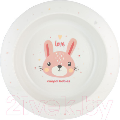Тарелка для кормления Canpol Cute Animals / 4/412_pin2