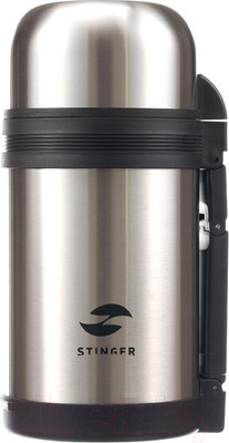 Термос для напитков STINGER HG-1000-1 (1л, серебристый)
