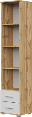 Стеллаж НК Мебель Fun СТ-3.180 / 71339809 (дуб вотан/белый)