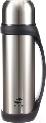 Термос для напитков STINGER HY-2200-12  (2.2л, серебристый)