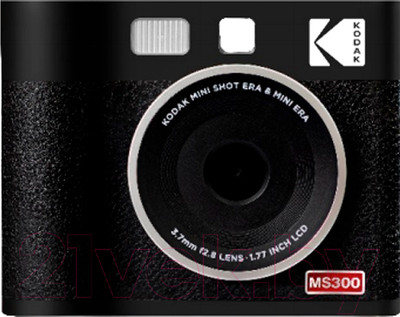 Фотоаппарат с мгновенной печатью Kodak MS300B (черный)
