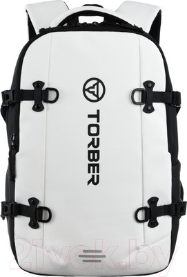 Рюкзак Torber Xtreme 18 / TS1101WH (белый/черный)