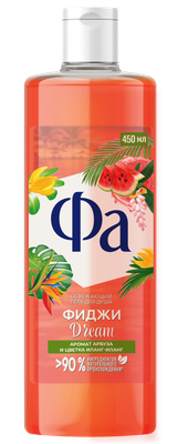 Гель для душа Фа Фиджи аромат арбуза и цветка иланг-иланг (450мл)