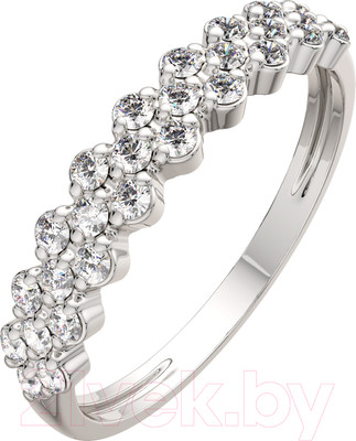 Кольцо из белого золота ZORKA 2D00373.14K.W.ZZ (р.16, с бриллиантом)