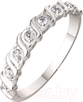 Кольцо из серебра ZORKA 0210088 (р.16.5, с фианитами)