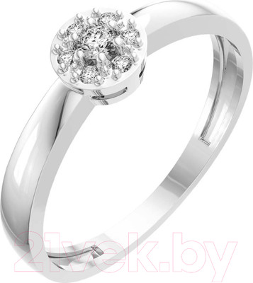Кольцо из серебра ZORKA 0210246 (р.17.5, с фианитами)