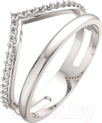 Кольцо из серебра ZORKA 0210357 (р.16.5, с фианитами)
