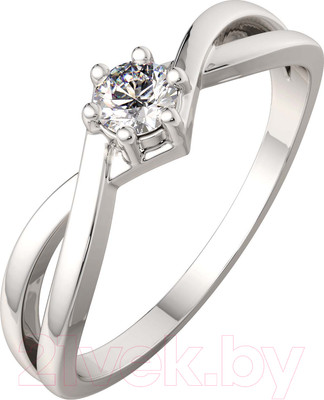Кольцо из серебра ZORKA 0210365 (р.16.5, с фианитом)
