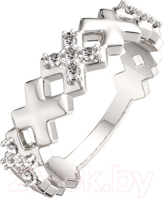 Кольцо из серебра ZORKA 0210431 (р.14, с фианитами)