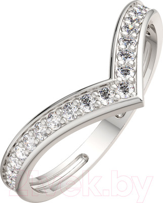 Кольцо из серебра ZORKA 0210489-CD (р.14, с фианитами)