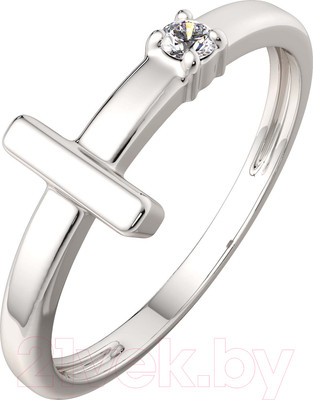 Кольцо из серебра ZORKA 02101014.ZZ (р.16.5, с фианитом)