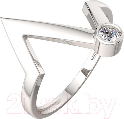 Кольцо из серебра ZORKA 0210700 (р.17.5, с фианитом)