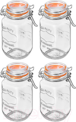 Набор емкостей для хранения Elan Gallery Glaskraft / 300154